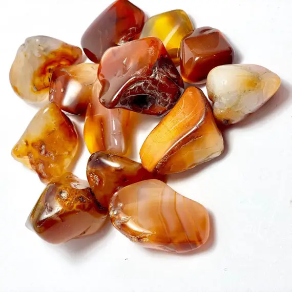 Carnelian Tumbled Stones From Madagascar