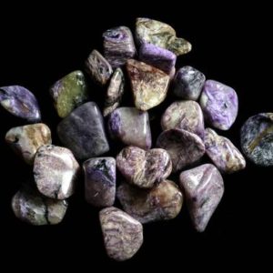Shop Charoite Stones & Crystals! Purple Charoite Medium Tumbled | Natural genuine stones & crystals in various shapes & sizes. Buy raw cut, tumbled, or polished gemstones for making jewelry or crystal healing energy vibration raising reiki stones. #crystals #gemstones #crystalhealing #crystalsandgemstones #energyhealing #affiliate #ad