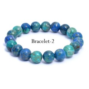 Shop Chrysocolla Bracelets! Chrysocolla Stretch Bracelet, Blue Chrysocolla Bracelet, Beaded Bracelet, 10mm Chrysocolla Stacking Bracelet, Gemstone Bracelet,Gift For Her | Natural genuine Chrysocolla bracelets. Buy crystal jewelry, handmade handcrafted artisan jewelry for women.  Unique handmade gift ideas. #jewelry #beadedbracelets #beadedjewelry #gift #shopping #handmadejewelry #fashion #style #product #bracelets #affiliate #ad