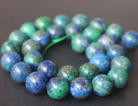 6mm/8mm/10mm/12mm Chrysocolla Beads,dyed Chrysocolla Beads,smooth And Round Stone Beads,15 Inches One Starand