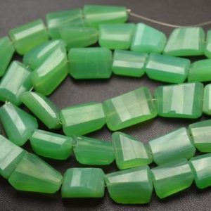 Shop Chrysoprase Chip & Nugget Beads! 8 Inches Strand,Chrysoprase Chalcedony Faceted Fancy Nuggets Shape, Size. 14-16mm | Natural genuine chip Chrysoprase beads for beading and jewelry making.  #jewelry #beads #beadedjewelry #diyjewelry #jewelrymaking #beadstore #beading #affiliate #ad