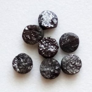 6.5-7.3mm Black Rough Diamond Discs, Natural Black Diamond Tyre, 1 Piece Diamond Studs, Raw Diamond Button Shape For Jewelry – PPD701 | Natural genuine stones & crystals in various shapes & sizes. Buy raw cut, tumbled, or polished gemstones for making jewelry or crystal healing energy vibration raising reiki stones. #crystals #gemstones #crystalhealing #crystalsandgemstones #energyhealing #affiliate #ad