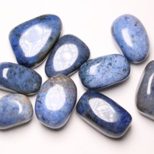 Shop Dumortierite Stones & Crystals! Pierre roulée en Dumortierite 200g en pierre naturelle semi-précieuse | Natural genuine stones & crystals in various shapes & sizes. Buy raw cut, tumbled, or polished gemstones for making jewelry or crystal healing energy vibration raising reiki stones. #crystals #gemstones #crystalhealing #crystalsandgemstones #energyhealing #affiliate #ad