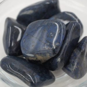 Shop Dumortierite Stones & Crystals! Dumortierite Tumbled Stone, L  Tumbled Dumortierite | Natural genuine stones & crystals in various shapes & sizes. Buy raw cut, tumbled, or polished gemstones for making jewelry or crystal healing energy vibration raising reiki stones. #crystals #gemstones #crystalhealing #crystalsandgemstones #energyhealing #affiliate #ad
