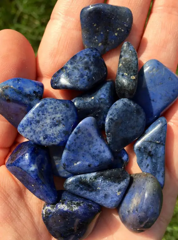 Dumortierite Tumbled Stone - Multiple Sizes Available - Tumbled Dumortierite Quartz Crystal - Polished Natural Blue Dumortierite Gemstone