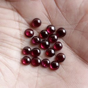 Shop Garnet Cabochons! Red Garnet Cabochon Gemstone Natural 3x3MM To 15×15 MM Round Shape Flat Back Loose Gemstones Lot For Earring Ring Pendant And Jewelry Making | Natural genuine stones & crystals in various shapes & sizes. Buy raw cut, tumbled, or polished gemstones for making jewelry or crystal healing energy vibration raising reiki stones. #crystals #gemstones #crystalhealing #crystalsandgemstones #energyhealing #affiliate #ad