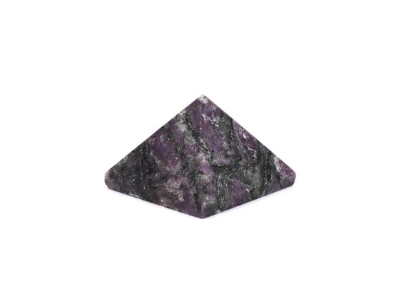 Pink Garnet Pyramid - Altar Decor, Pyramid Collector, Sacred Space, Manifestation Crystal, Crystal Healing