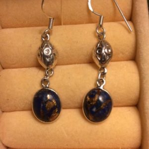 Shop Sugilite Earrings! Gemstone Earrings – Handmade Sterling with Lapis and Copper Sugilite Earrings | Natural genuine Sugilite earrings. Buy crystal jewelry, handmade handcrafted artisan jewelry for women.  Unique handmade gift ideas. #jewelry #beadedearrings #beadedjewelry #gift #shopping #handmadejewelry #fashion #style #product #earrings #affiliate #ad
