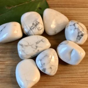 Shop Howlite Stones & Crystals! Tumbled Howlite Stones Set with Gift Bag and Note | Natural genuine stones & crystals in various shapes & sizes. Buy raw cut, tumbled, or polished gemstones for making jewelry or crystal healing energy vibration raising reiki stones. #crystals #gemstones #crystalhealing #crystalsandgemstones #energyhealing #affiliate #ad
