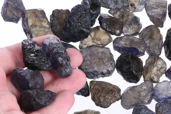 Large Raw Iolite Pieces, Rough Iolite, Genuine Iolite Crystal, Healing Crystal, Bulk Raw Gemstone, Liolite003