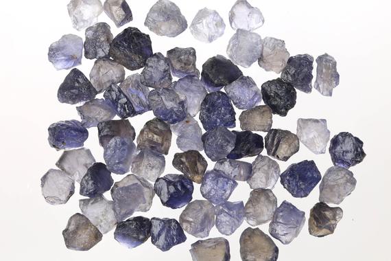 Small Raw Iolite Pieces, Rough Iolite, Genuine Iolite Crystal, Healing Crystal, Bulk Raw Gemstone, Siolite001