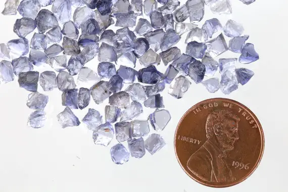Tiny Raw Iolite Pieces, Rough Iolite, Genuine Iolite Crystal, Healing Crystal, Bulk Raw Gemstone, Ssiolite001