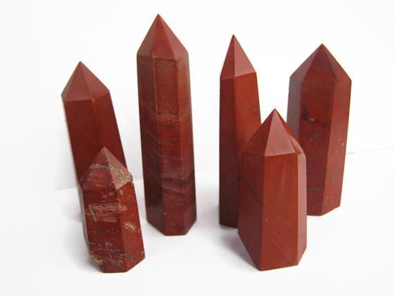 Choose Your Brecciated Jasper Point, 2-3 3/4" Polished Natural Gemstone Tower Obelisk Mineral Specimen, Meditation Stone Reiki, 50mm- 80mm