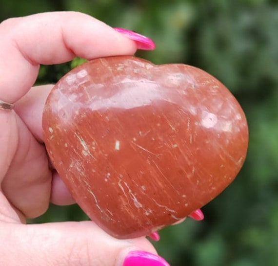 Brecciated Jasper Heart - Reiki Charged - Powerful Earth Energy - Red Jasper #5