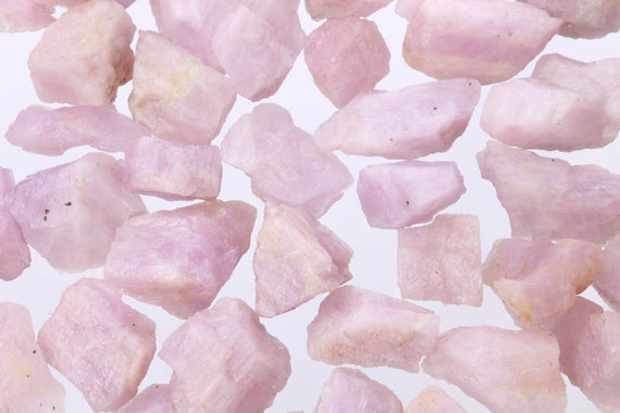Pink Raw Kunzite Pieces, Rough Kunzite, Kunzite Crystal, Roughkunzite