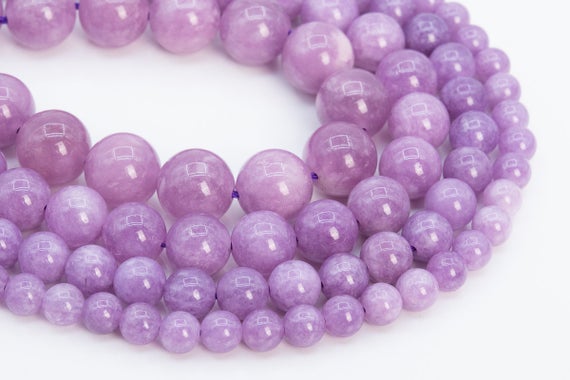 Kunzite Purple Color Quartz Loose Beads Round Shape 6mm 8mm 10mm 12mm