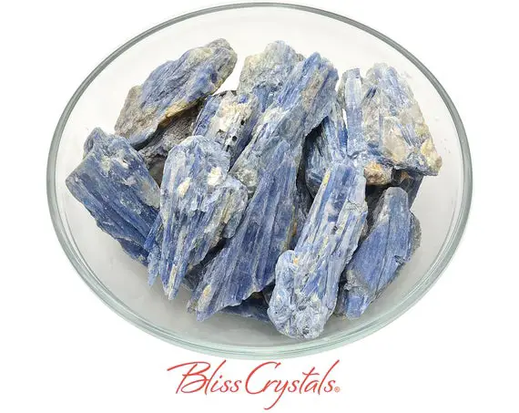 1 Medium Blue Kyanite Rough Stone Raw Natural Chunk Healing Crystal And Stone #bk48