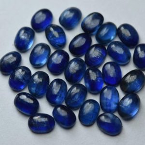 10 Pcs,Natural Blue Kyanite Smooth Oval Shape,Loose Stones,Size.7x5mm | Natural genuine stones & crystals in various shapes & sizes. Buy raw cut, tumbled, or polished gemstones for making jewelry or crystal healing energy vibration raising reiki stones. #crystals #gemstones #crystalhealing #crystalsandgemstones #energyhealing #affiliate #ad