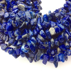 Shop Lapis Lazuli Chip & Nugget Beads! Natural Lapis Lazuli Angular Nugget/Chip Beads with 1mm Holes – Sold by 34" DOUBLE Strands (Approx. 240 Beads) – Measuring 5-15mm, Approx. | Natural genuine chip Lapis Lazuli beads for beading and jewelry making.  #jewelry #beads #beadedjewelry #diyjewelry #jewelrymaking #beadstore #beading #affiliate #ad