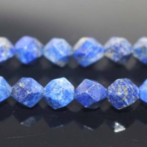 Shop Lapis Lazuli Chip & Nugget Beads! Natural Faceted Lapis Lazuli Nugget Diamond Beads,Lapis Lazuli Beads,6mm 8mm 10mm Star Cut Faceted beads,one strand 15" | Natural genuine chip Lapis Lazuli beads for beading and jewelry making.  #jewelry #beads #beadedjewelry #diyjewelry #jewelrymaking #beadstore #beading #affiliate #ad