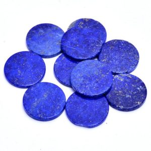 AAA+ Lapis Lazuli Gemstone Loose Round Coin | Natural Semi Precious Lapis Lazuli Gemstone 22mm Smooth Discs | 3mm Thickness | 2 Pieces Lot | Natural genuine beads Array beads for beading and jewelry making.  #jewelry #beads #beadedjewelry #diyjewelry #jewelrymaking #beadstore #beading #affiliate #ad