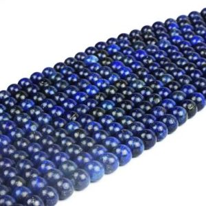Shop Lapis Lazuli Round Beads! Lapis Lazuli beads,round custom beads,1mm hole beads,wholesale beads,jewelry supplies,gemstone beads,natural beads – 16" Strand | Natural genuine round Lapis Lazuli beads for beading and jewelry making.  #jewelry #beads #beadedjewelry #diyjewelry #jewelrymaking #beadstore #beading #affiliate #ad