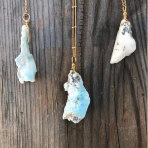 Shop Larimar Pendants! Chakra Jewelry / Larimar / Larimar Pendant / Larimar Necklace / Gold Larimar / Reiki Necklace / Boho Necklace /Gold Filled | Natural genuine Larimar pendants. Buy crystal jewelry, handmade handcrafted artisan jewelry for women.  Unique handmade gift ideas. #jewelry #beadedpendants #beadedjewelry #gift #shopping #handmadejewelry #fashion #style #product #pendants #affiliate #ad