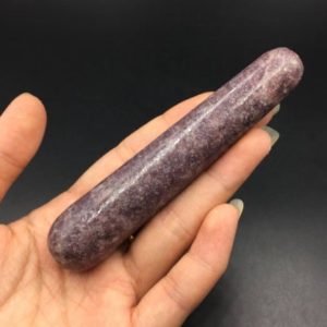 Lepidolite Massage Wand Crystal Massage Wand Smooth Polished Blood Stone Wand Meditation Lilac Lepidolite Crystal Healing Tool Reiki MW | Natural genuine stones & crystals in various shapes & sizes. Buy raw cut, tumbled, or polished gemstones for making jewelry or crystal healing energy vibration raising reiki stones. #crystals #gemstones #crystalhealing #crystalsandgemstones #energyhealing #affiliate #ad