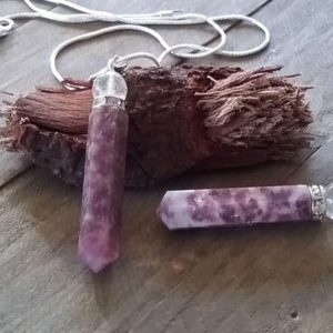 Shop Lepidolite Pendants! LEPIDOLITE Pendant, Lilac Lepidolite Silver PENDANT With Crystal Quartz Orb Top, Lepidolite Necklace With Chain | Natural genuine Lepidolite pendants. Buy crystal jewelry, handmade handcrafted artisan jewelry for women.  Unique handmade gift ideas. #jewelry #beadedpendants #beadedjewelry #gift #shopping #handmadejewelry #fashion #style #product #pendants #affiliate #ad
