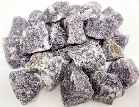 Lepidolite Rough Natural Stones 1 Inch Lepidolite Raw Stones Natural Lepidolite Crystals