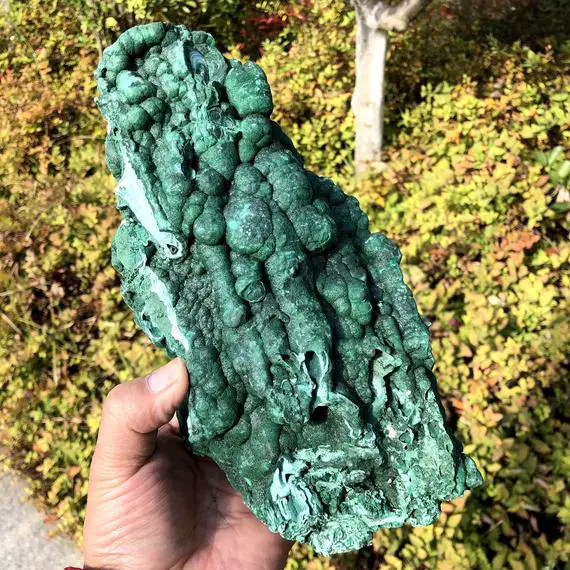 5.6lb Natural Botryoidal Malachite Mineral Specimen,top Quality Raw Green Malachite Cluster,large Malachite,wife Happiness,christmas Gift