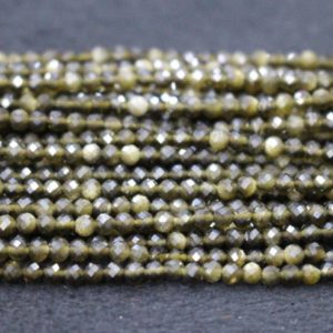 Shop Golden Obsidian Beads! Natural AA Faceted Golden Obsidian Round Beads,2mm 3mm 4mm Faceted Golden Obsidian Beads,One Strand 15" | Natural genuine faceted Golden Obsidian beads for beading and jewelry making.  #jewelry #beads #beadedjewelry #diyjewelry #jewelrymaking #beadstore #beading #affiliate #ad