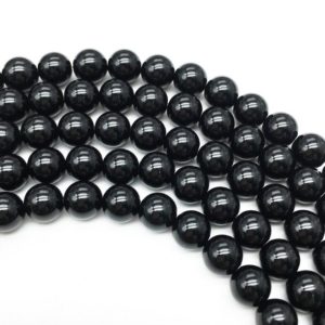 Shop Onyx Round Beads! 8mm Black Onyx Beads, Round Gemstone Beads, Wholesale Beads | Natural genuine round Onyx beads for beading and jewelry making.  #jewelry #beads #beadedjewelry #diyjewelry #jewelrymaking #beadstore #beading #affiliate #ad
