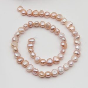 Shop Pearl Chip & Nugget Beads! 6~7MM Nugget Pearl Beads,Pink Color Pearl,Natural Freshwater Pearl Beads,Seed Pearl,Luster Pearl,Loose Pearl Strand Beads,Pearl Jewelry. | Natural genuine chip Pearl beads for beading and jewelry making.  #jewelry #beads #beadedjewelry #diyjewelry #jewelrymaking #beadstore #beading #affiliate #ad