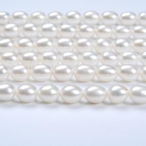 Shop Pearl Chip & Nugget Beads! AA 6~7mm Rice Bright White Clear Freshwater Pearl,Raw Genuine Freshwater Pearl,High luster pearl,good quality Freshwater pearl beads,TS934 | Natural genuine chip Pearl beads for beading and jewelry making.  #jewelry #beads #beadedjewelry #diyjewelry #jewelrymaking #beadstore #beading #affiliate #ad