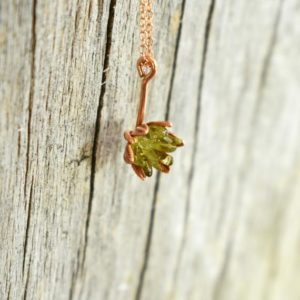 Shop Peridot Pendants! Peridot and 14K Rose Gold Charm Necklace, Lotus Flower Gemstone Pendant, Green Botanical Jewelry for Women, One of a Kind Valentines Jewelry | Natural genuine Peridot pendants. Buy crystal jewelry, handmade handcrafted artisan jewelry for women.  Unique handmade gift ideas. #jewelry #beadedpendants #beadedjewelry #gift #shopping #handmadejewelry #fashion #style #product #pendants #affiliate #ad