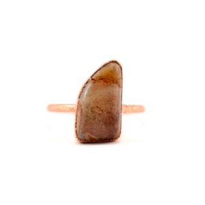 Shop Picture Jasper Rings! Picture Jasper Ring | Copper Jasper Ring | Crystal Statement Ring | Copper Gemstone Ring | Size 8 1/2 | Electroformed | Earth Jewelry | Natural genuine Picture Jasper rings, simple unique handcrafted gemstone rings. #rings #jewelry #shopping #gift #handmade #fashion #style #affiliate #ad