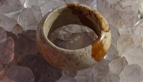Picture Jasper Ring,jasper Band,crystal Ring,stone Ring,gemstone Ring,jasper Finger Ring,rocks,stones,gems,minerals