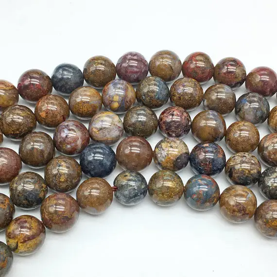 10mm Pietersite Beads, Round Gemstone Beads, Wholesale Beads