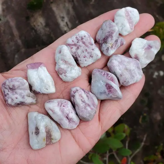 Pink Tourmaline Stone Crystal For Healing, Tumbled Tourmaline Stone, Heart Chakra Stone, Love And Compassion Stone Crystal, Happiness Stone
