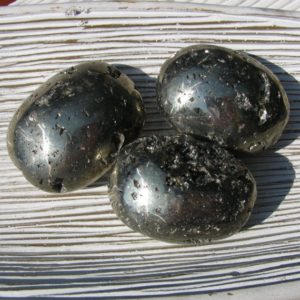 Shop Pyrite Shapes! Pyrite Palm Stones For EMF Protection, Sacral and Solar Plexus Chakra Stone, Cleansing and Healing Stone, Prosperity and Abundance Stone | Natural genuine stones & crystals in various shapes & sizes. Buy raw cut, tumbled, or polished gemstones for making jewelry or crystal healing energy vibration raising reiki stones. #crystals #gemstones #crystalhealing #crystalsandgemstones #energyhealing #affiliate #ad