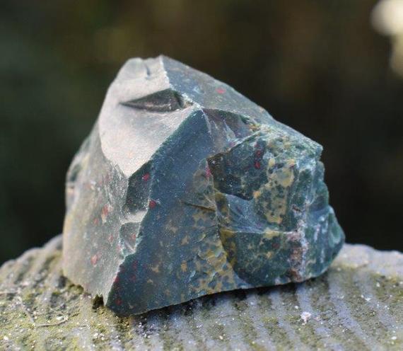 Raw Natural Bloodstone Crystal Stone Chunk Gemstone Piece (beautifully Gift Wrapped)