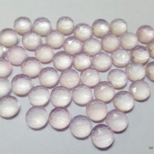 Shop Rose Quartz Cabochons! 10 pieces 4mm Rose Quartz Rosecut Round Loose Gemstone, Rose Quartz Round Rosecut Gemstone, Rose Quartz Cabochon Rosecut Gemstone | Natural genuine stones & crystals in various shapes & sizes. Buy raw cut, tumbled, or polished gemstones for making jewelry or crystal healing energy vibration raising reiki stones. #crystals #gemstones #crystalhealing #crystalsandgemstones #energyhealing #affiliate #ad