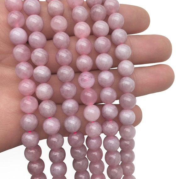 10mm Madagascar Rose Quartz Beads, Round Gemstone Beads, Wholesale Beads