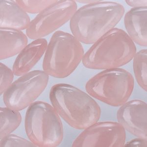 Shop Tumbled Rose Quartz Crystals & Pocket Stones! Tumbled Raw Rose Quartz Pieces, Tumbled Rough Rose Quartz, Tumbled Rose Quartz Crystal, TumbledRoseQuartz | Natural genuine stones & crystals in various shapes & sizes. Buy raw cut, tumbled, or polished gemstones for making jewelry or crystal healing energy vibration raising reiki stones. #crystals #gemstones #crystalhealing #crystalsandgemstones #energyhealing #affiliate #ad