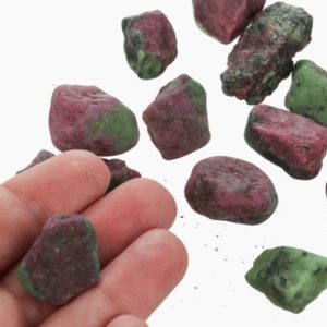Shop Ruby Zoisite Stones & Crystals! Large Raw Ruby Zoisite Pieces, Rough Ruby Zoisite, Anyolite, Genuine Uncut Ruby Zoisite Crystal, July Birthstone, Bulk Raw Gemstone, LRZ001 | Natural genuine stones & crystals in various shapes & sizes. Buy raw cut, tumbled, or polished gemstones for making jewelry or crystal healing energy vibration raising reiki stones. #crystals #gemstones #crystalhealing #crystalsandgemstones #energyhealing #affiliate #ad