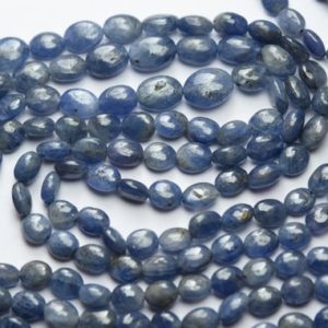 Shop Sapphire Bead Shapes! 13 Inches Strand, natural Burmese Blue Sapphire Smooth Oval Beads, size.5-7mm | Natural genuine other-shape Sapphire beads for beading and jewelry making.  #jewelry #beads #beadedjewelry #diyjewelry #jewelrymaking #beadstore #beading #affiliate #ad