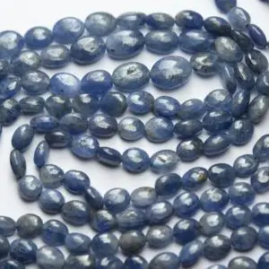Shop Sapphire Bead Shapes! 30 Inches Strand,Natural Burmese Blue Sapphire Smooth Oval Beads,Size.5-7mm | Natural genuine other-shape Sapphire beads for beading and jewelry making.  #jewelry #beads #beadedjewelry #diyjewelry #jewelrymaking #beadstore #beading #affiliate #ad
