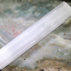 Shop Selenite Points & Wands! Selenite Moon Goddess Healing Stone Wand with Positive Healing Energy! | Natural genuine stones & crystals in various shapes & sizes. Buy raw cut, tumbled, or polished gemstones for making jewelry or crystal healing energy vibration raising reiki stones. #crystals #gemstones #crystalhealing #crystalsandgemstones #energyhealing #affiliate #ad