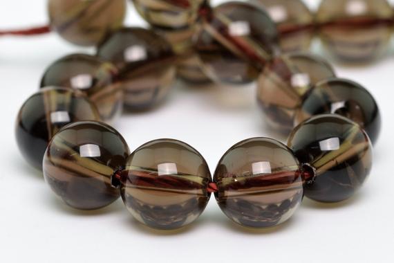 6mm Smoky Quartz Beads Grade Aaa Genuine Natural Gemstone Half Strand Round Loose Beads 7.5" Bulk Lot Options (100658h-307)